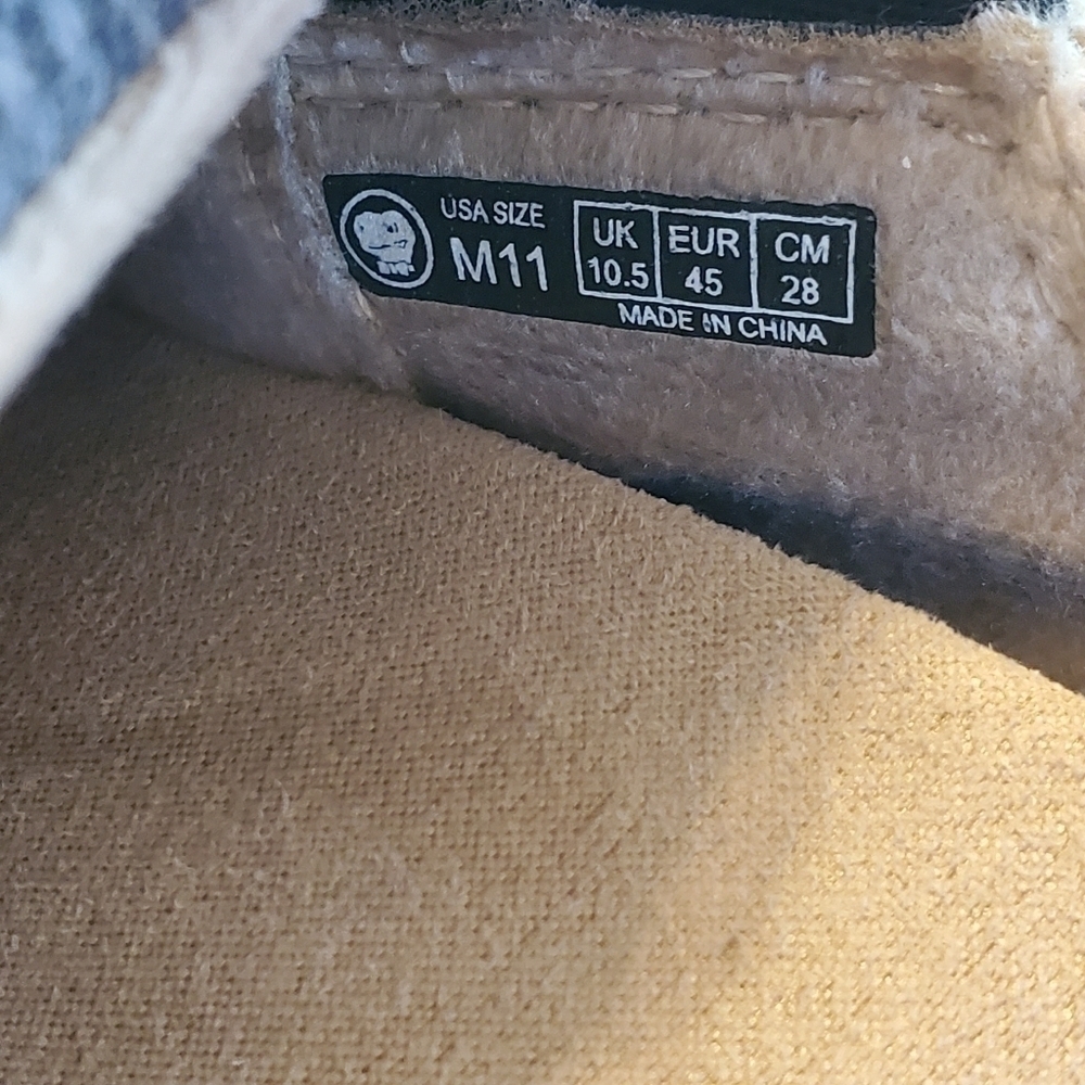 Gecko Man Canvas Slippers Navy 11 - Picture 6 of 11